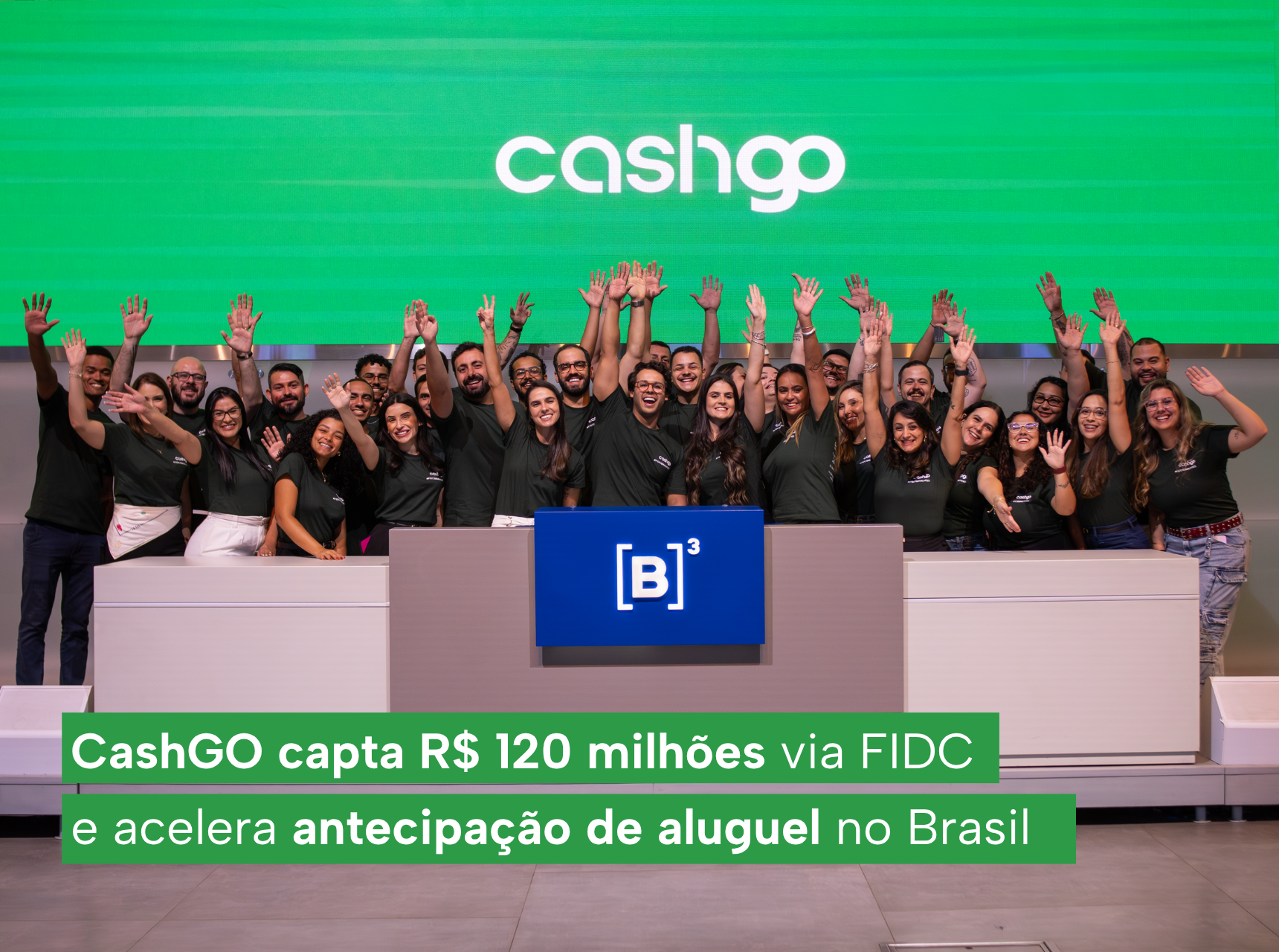 imagem CashGO capta R$120 milhões via FIDC e acelera antecipação de aluguel no Brasil